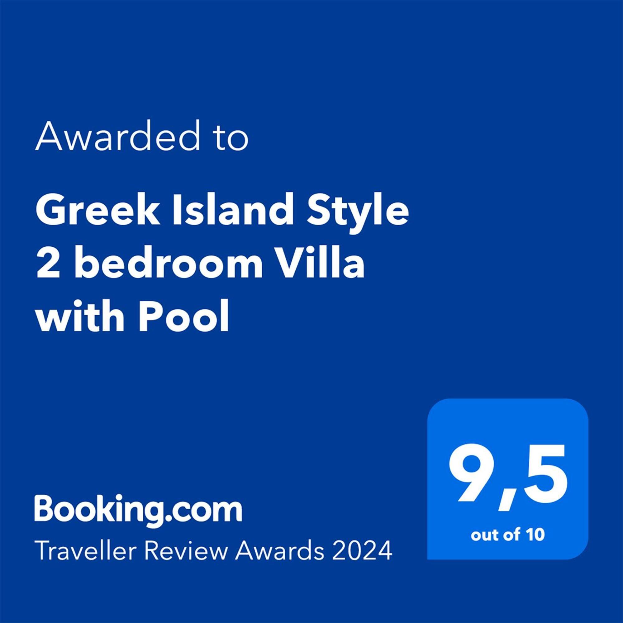 Greek Island Style 2 Bedroom Villa With Pool Next To The Sea Lárnaca Exterior foto